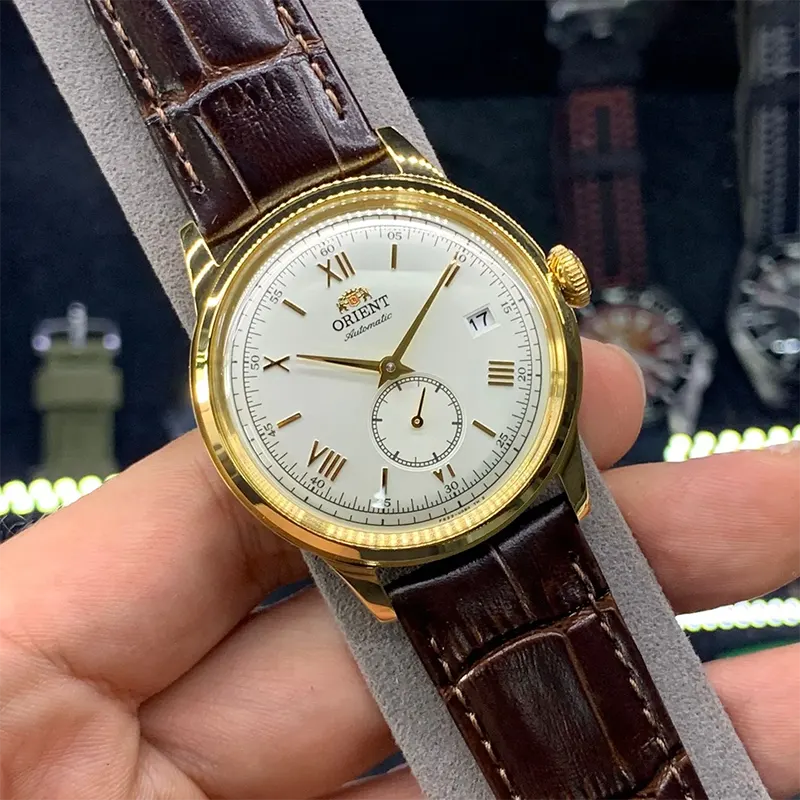 Orient Bambino Version II Small Seconds Leather Men's Watch- RA-AP0106S